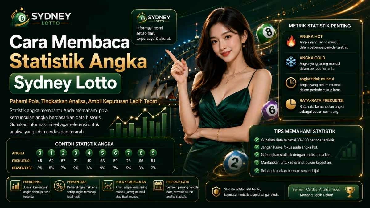 Cara Membaca Statistik Angka Sydney Lotto