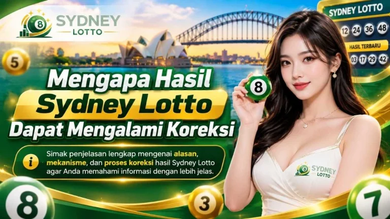 Mengapa Hasil Sydney Lotto Dapat Mengalami Koreksi